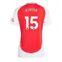 Arsenal Jakub Kiwior #15 Domáci Ženy futbalový dres 2024-25 Krátky Rukáv